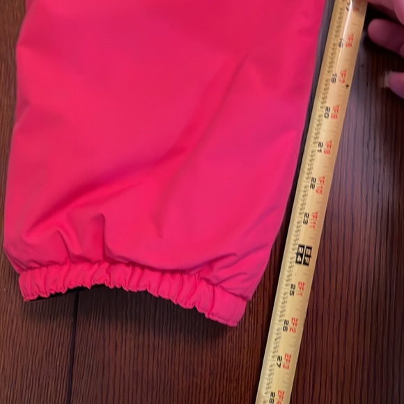 Lands' End Snow Pants Size 12. Bright pink. Fleece lined. - Picture 5 of 6